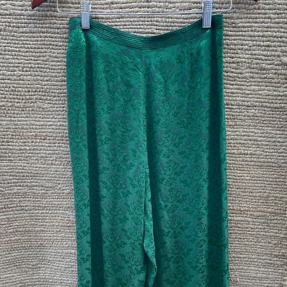 SANDRO | Jacquard Wide Leg Pant - Picture 2 of 7